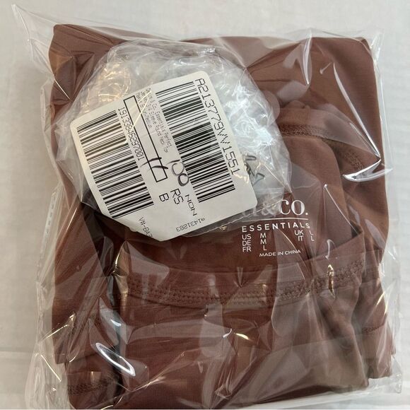 New Denim& Co Perfect Jersey 3/4 Sleeve Round Neck Top | Size M - Picture 9 of 9